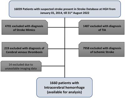 Short-term functional outcomes of patients with acute intracerebral hemorrhage in the native and expatriate population